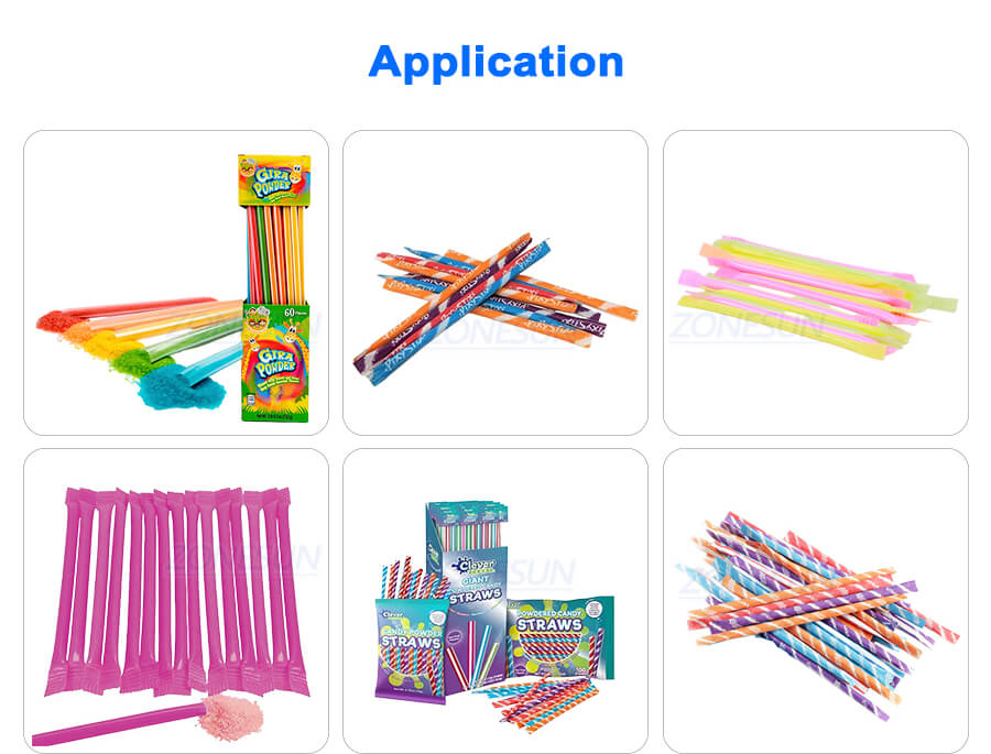 Powder Straw Stick Filling Sealing Machine X2