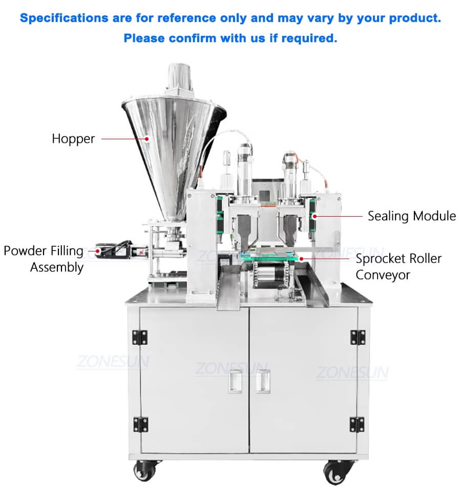Powder Straw Stick Filling Sealing Machine X3