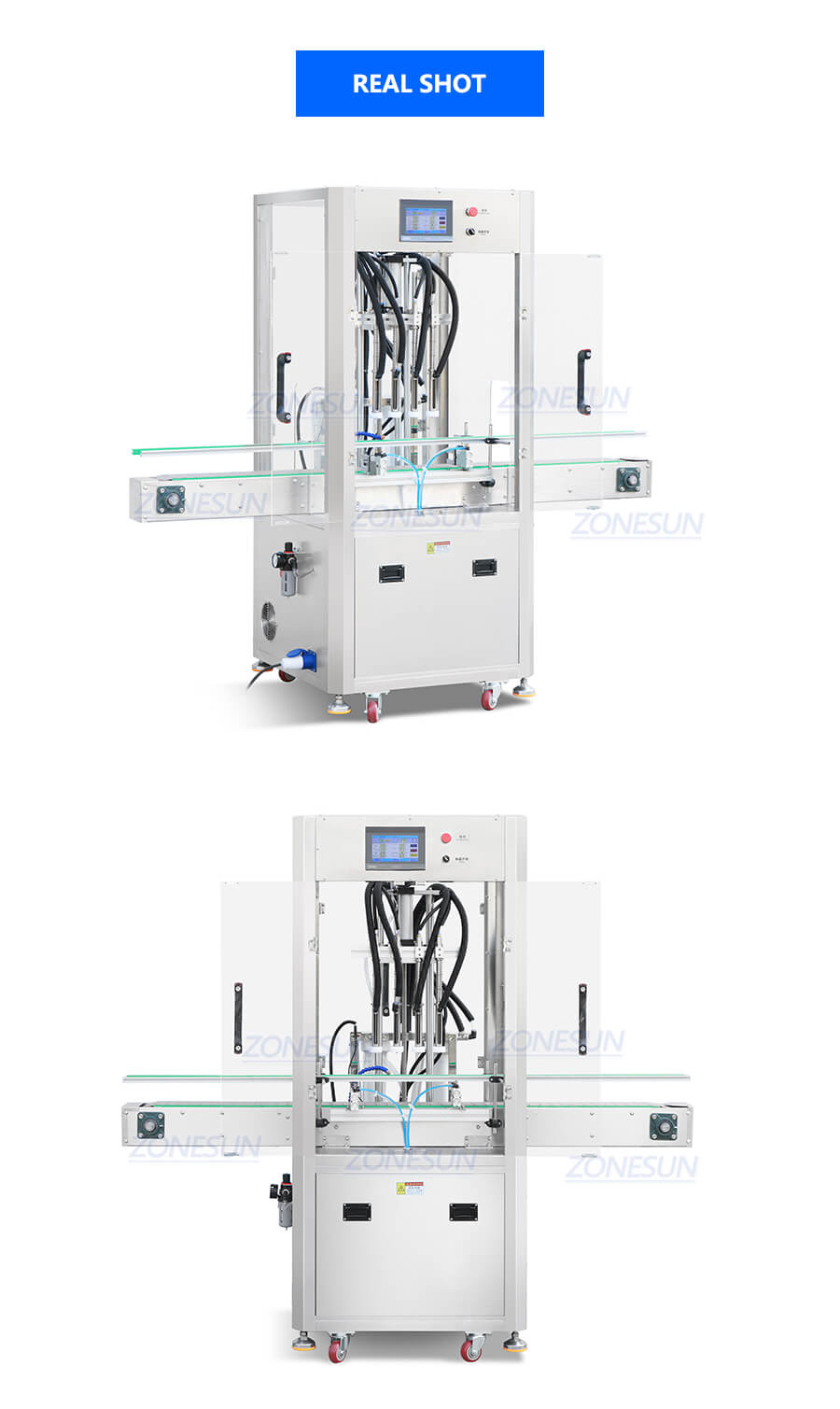 Zonesun Zs Nic4 Automatic 4 Heads Negative Ion Air Rinsing Machine X4