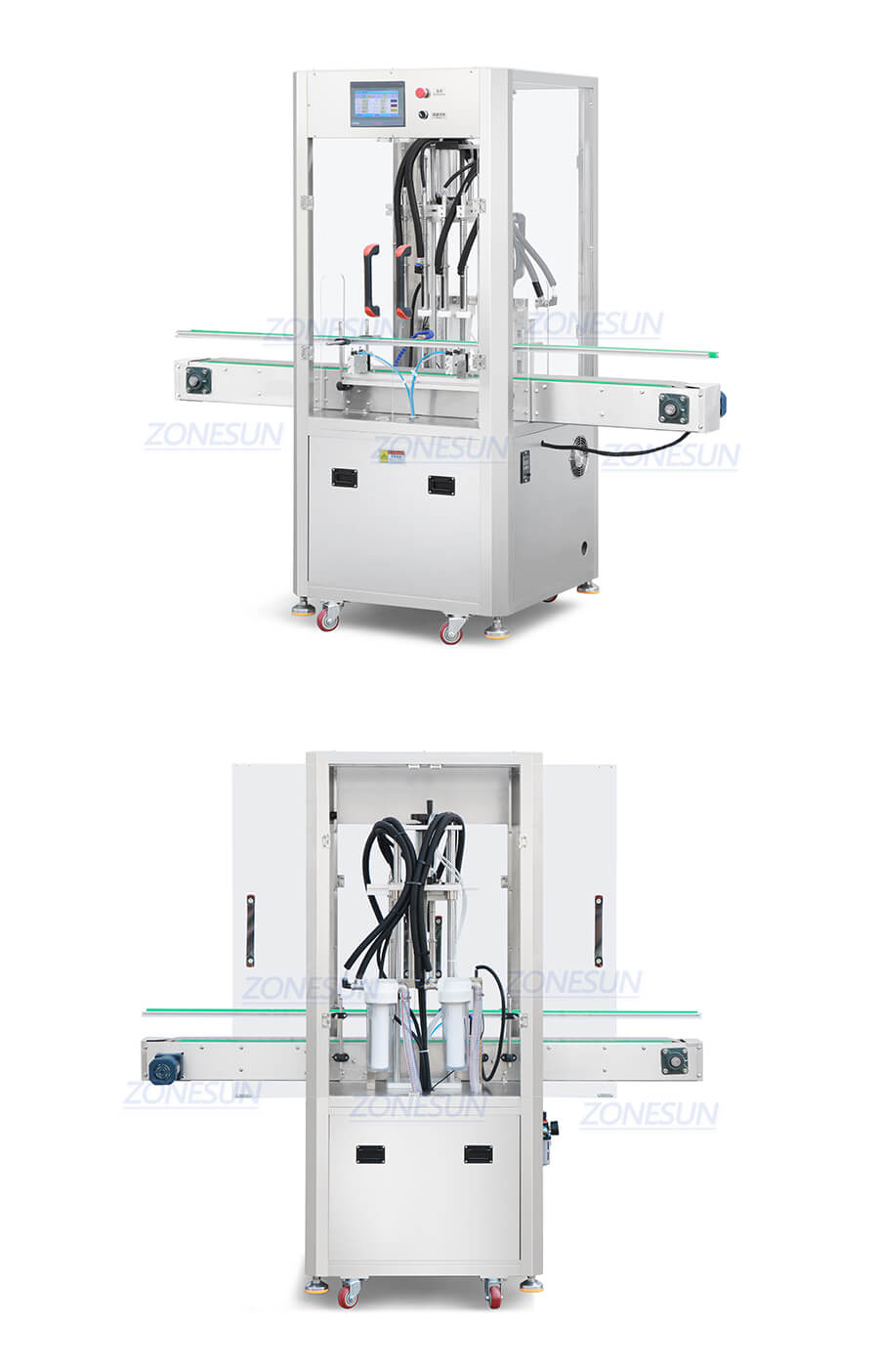 Zonesun Zs Nic4 Automatic 4 Heads Negative Ion Air Rinsing Machine X5