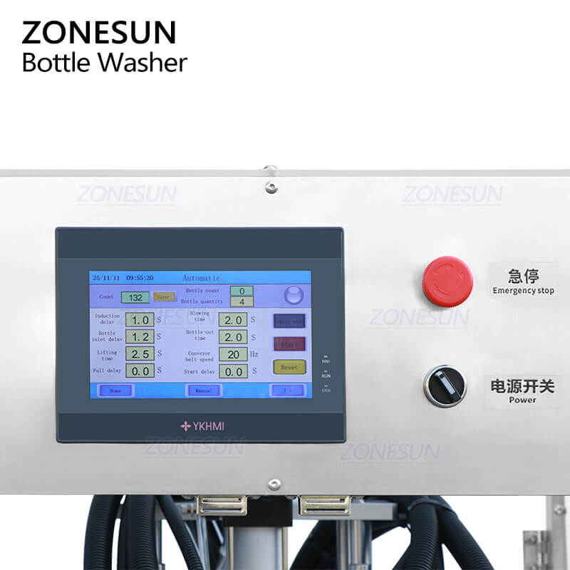 Zonesun Zs Nic4 Automatic 4 Heads Negative Ion Air Rinsing Machine Z5