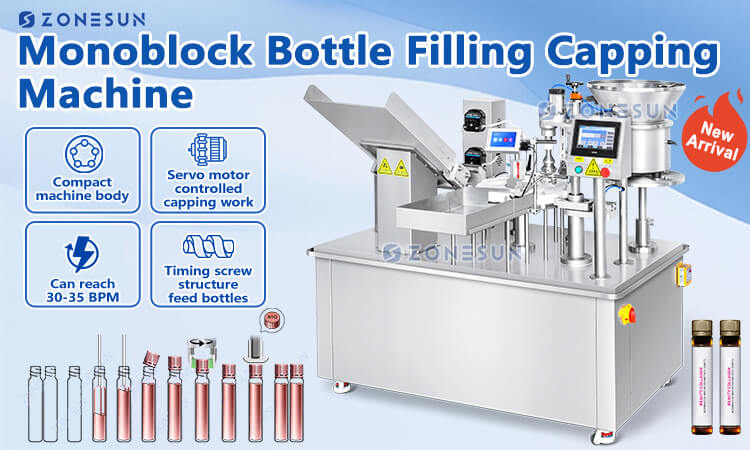 Monoblock Bottle Filling Capping Machine X1