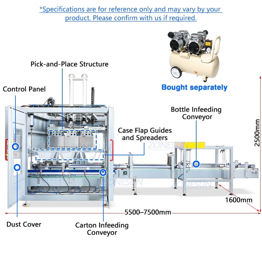Top Load Case Packer X3