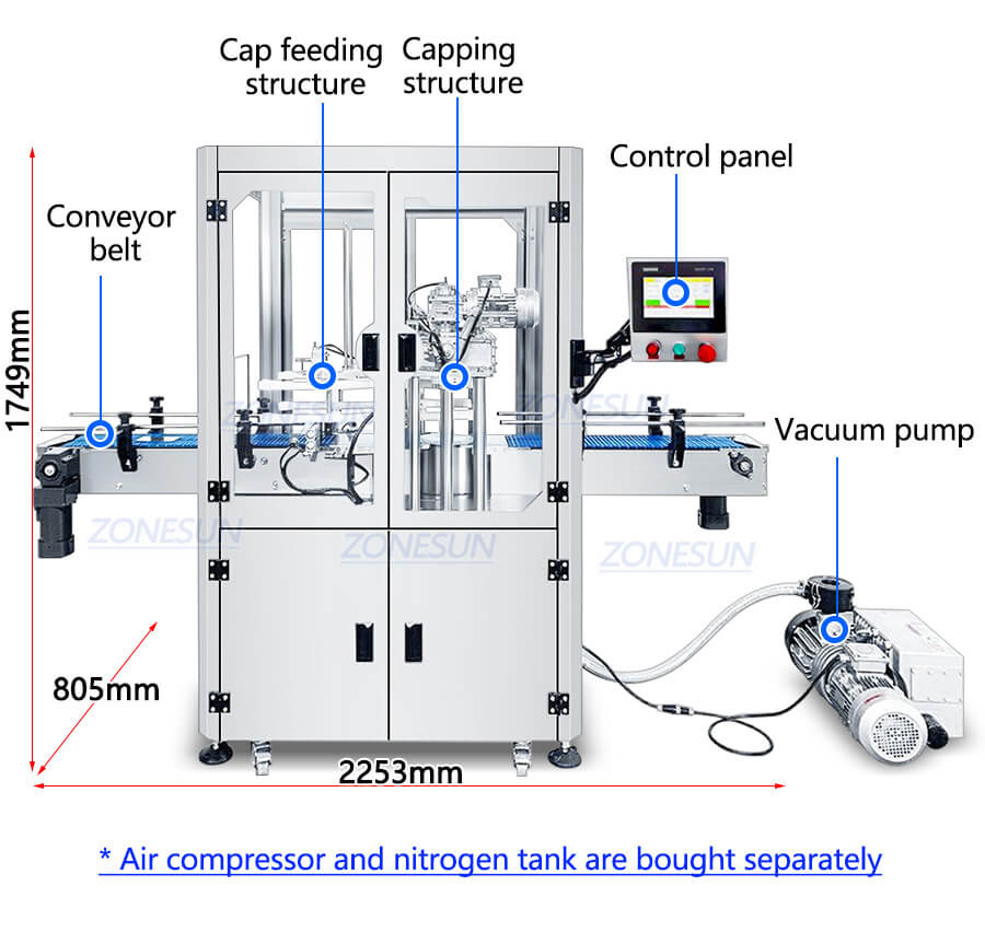 Vacuum Tin Can Sealing Machine X3 Vacuum Tin Can Sealing Machine X3