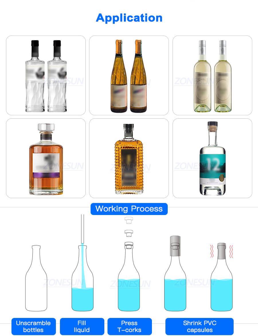 Wine Bottles Bottling Line X2 Wine Bottles Bottling Line X2