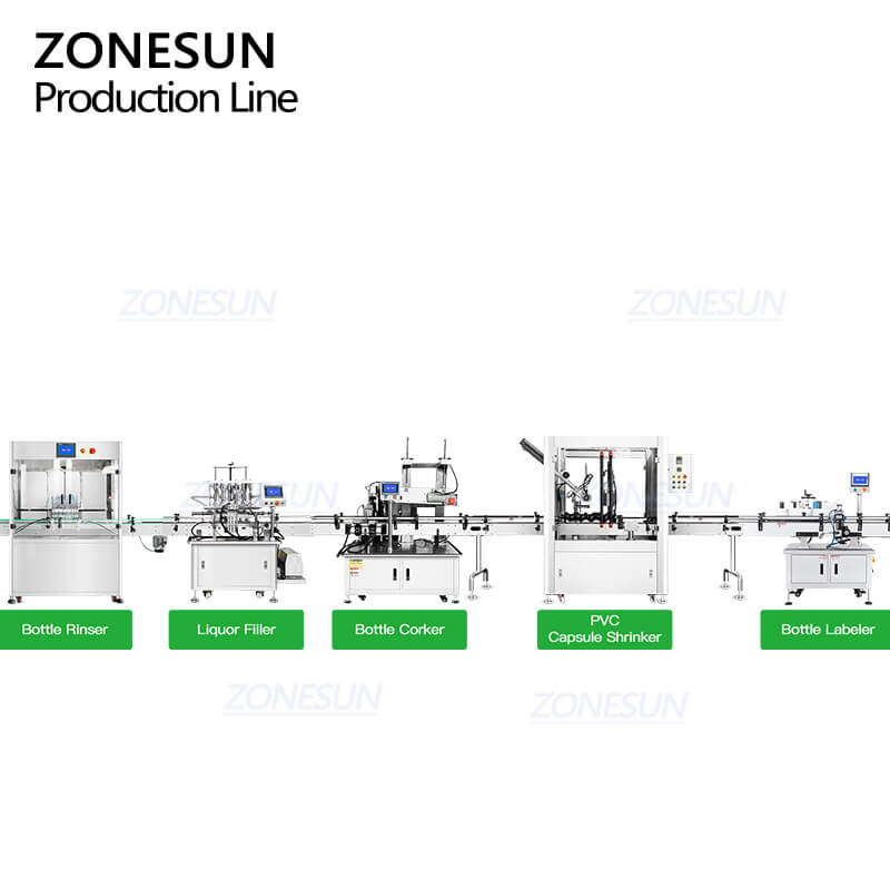 Wine Bottles Bottling Line Z5 Wine Bottles Bottling Line Z5