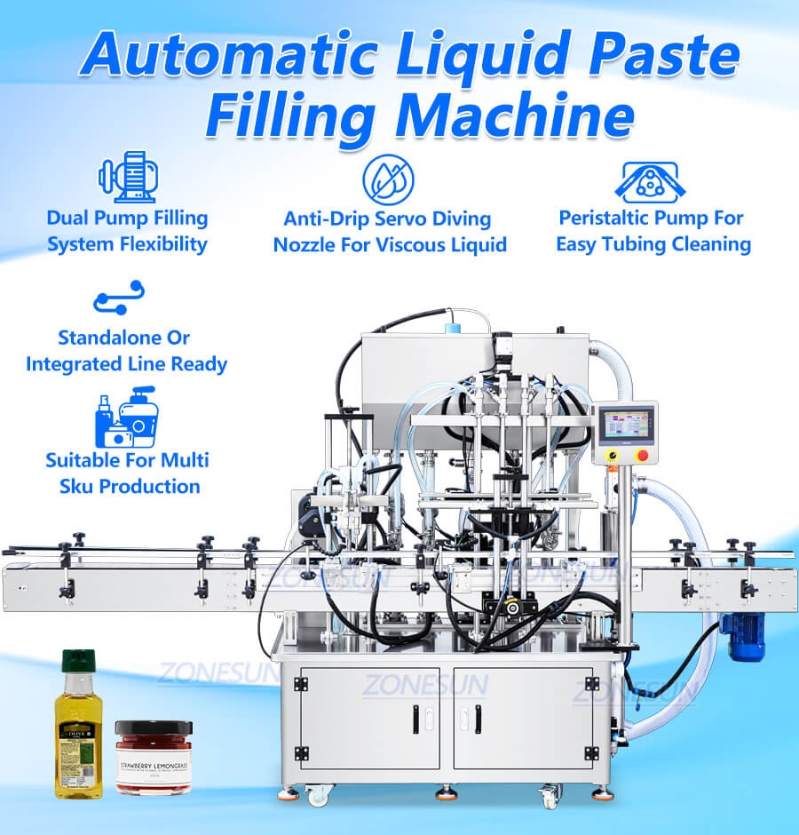 Automatic&nbsp;liquid&nbsp;paste&nbsp;filling&nbsp;machine X1