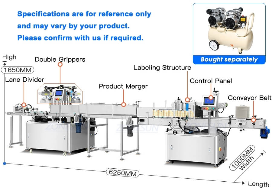 Labeling Machine With Stacker X3 Labeling Machine With Stacker X3