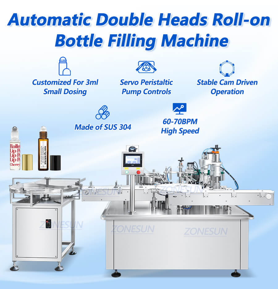 병 충전 기계 X1 롤 Roll On Bottle Filling Machine X1