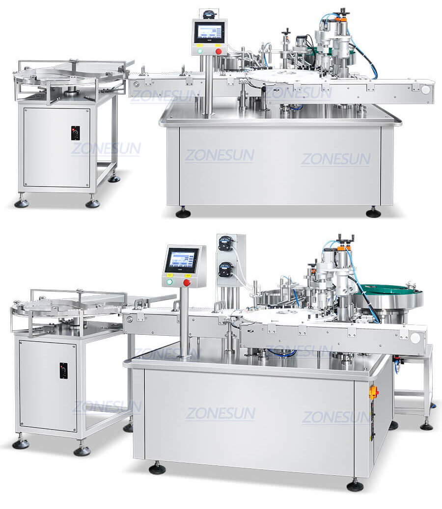 병 충전 기계 X4 롤 Roll On Bottle Filling Machine X4