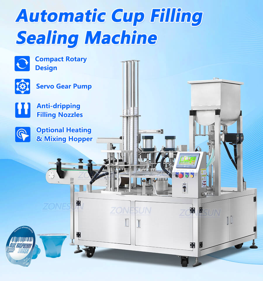 Машина для наполнения и запечатывания стаканчиков X1 Cup Filling Sealing Machine X1