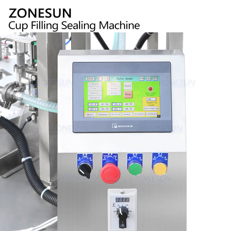 Машина для наполнения и укупорки стаканов Z3 Cup Filling Sealing Machine Z3