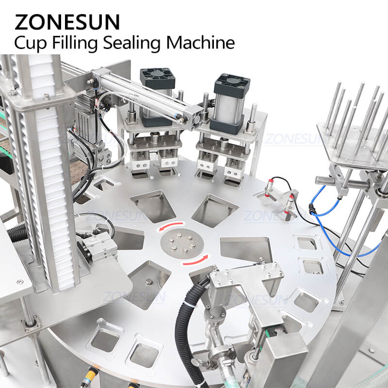 Машина для наполнения и укупорки стаканов Z6 Cup Filling Sealing Machine Z6