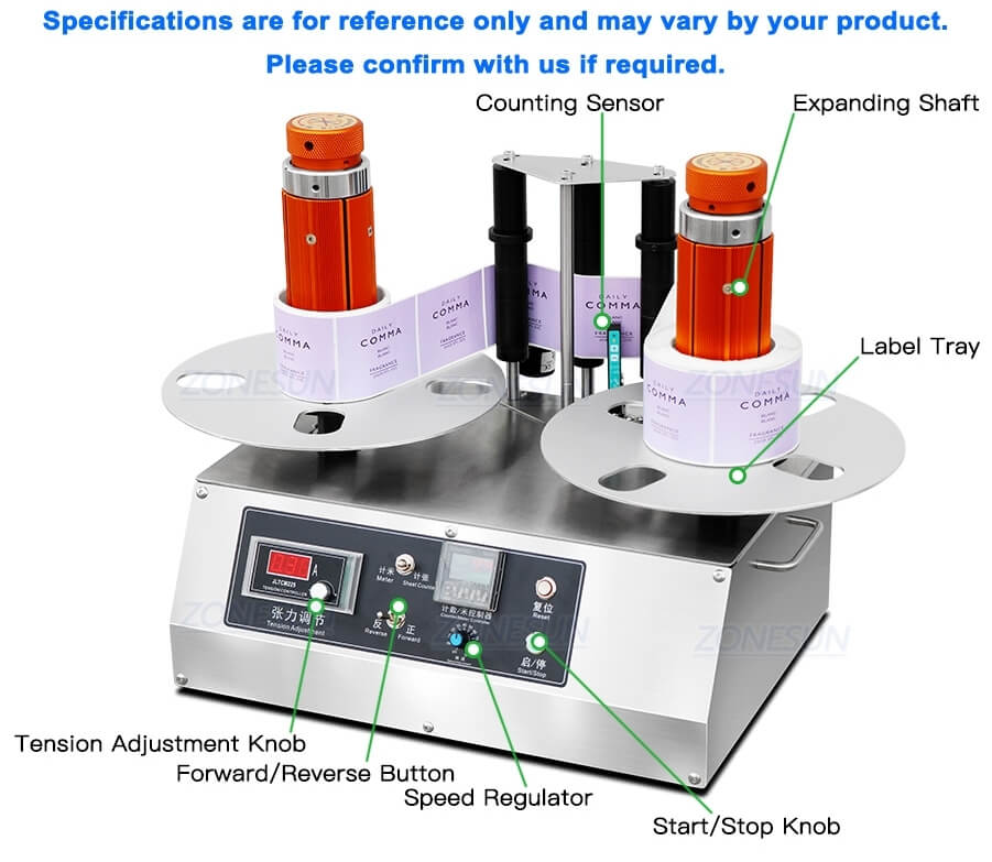 Label Rewinding Machine X2 Label Rewinding Machine X2