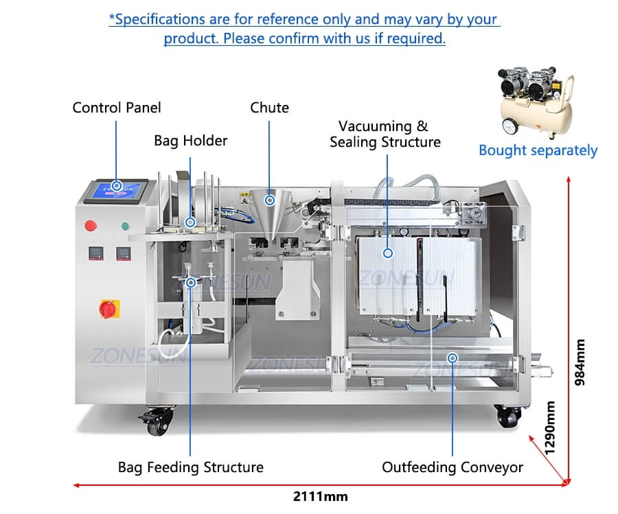 Premade Pouch Vacuum Packaging Machine X3 Premade Pouch Vacuum Packaging Machine X3