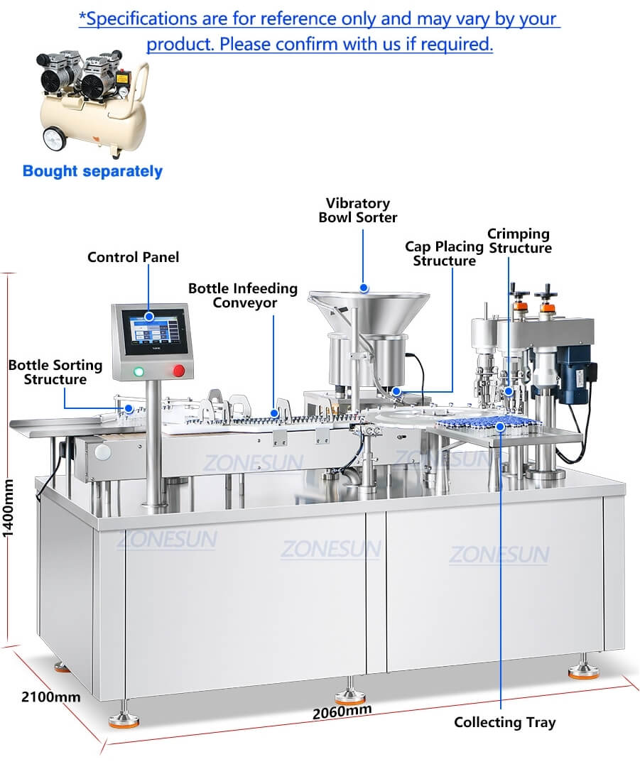 バイアルキャッピングマシン X3 Vial Capping Machine X3