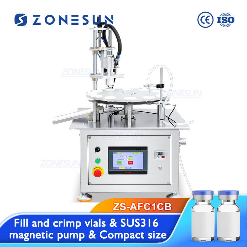Máquina llenadora y taponadora de viales Z1 Vial Filling Capping Machine Z1