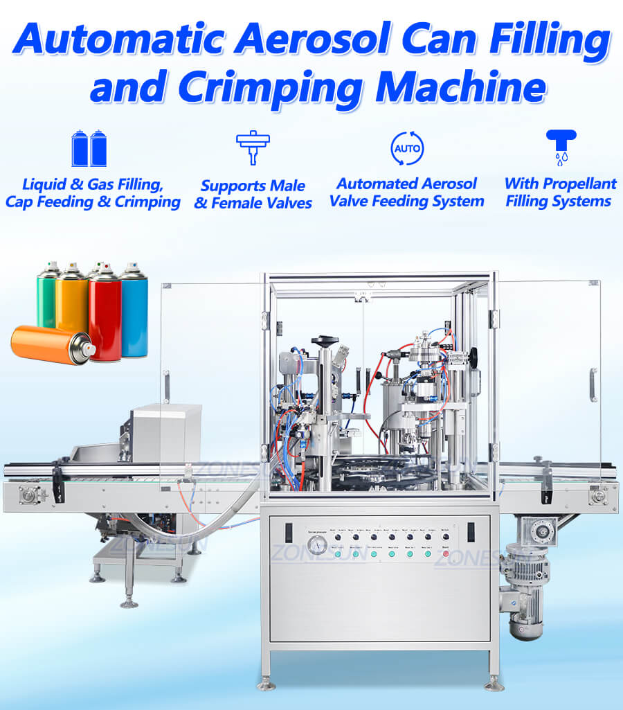 エアゾール缶充填機 X1 Aerosol Can Filling Machine X1