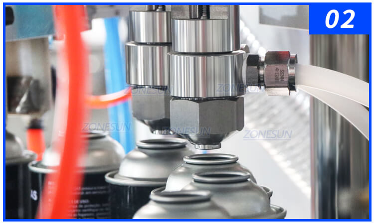 エアゾール缶充填機 X6 Aerosol Can Filling Machine X6