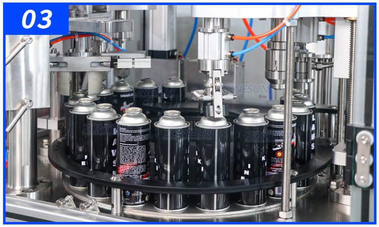 エアゾール缶充填機 X7 Aerosol Can Filling Machine X7