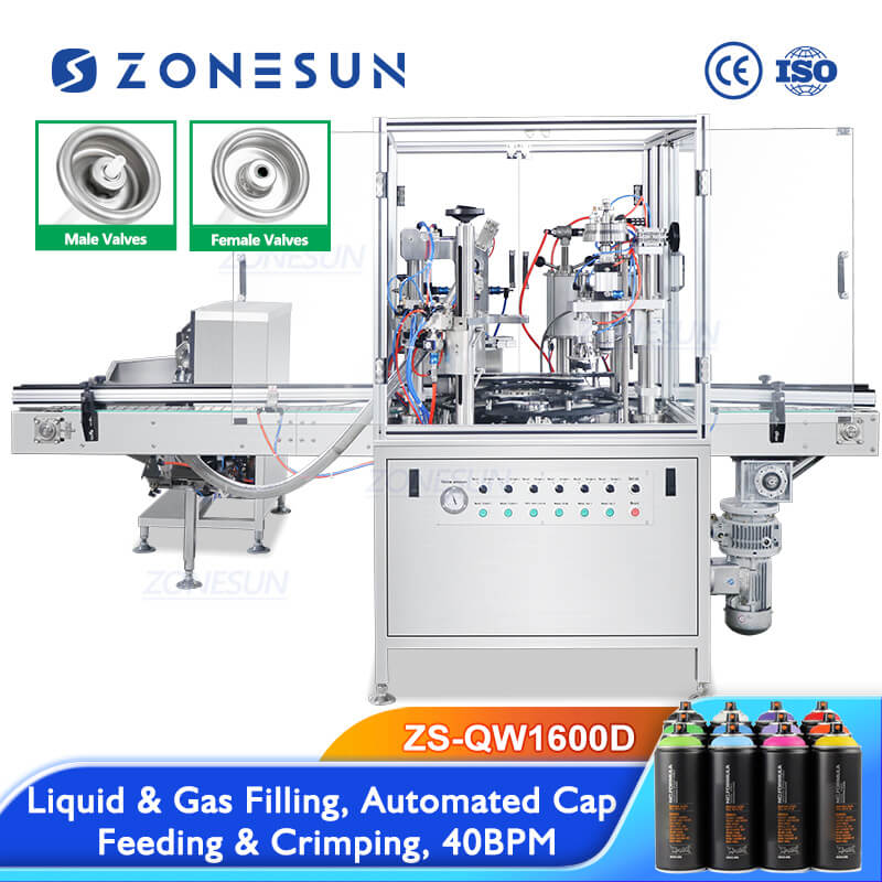 エアゾール缶充填機 Z1 Aerosol Can Filling Machine Z1