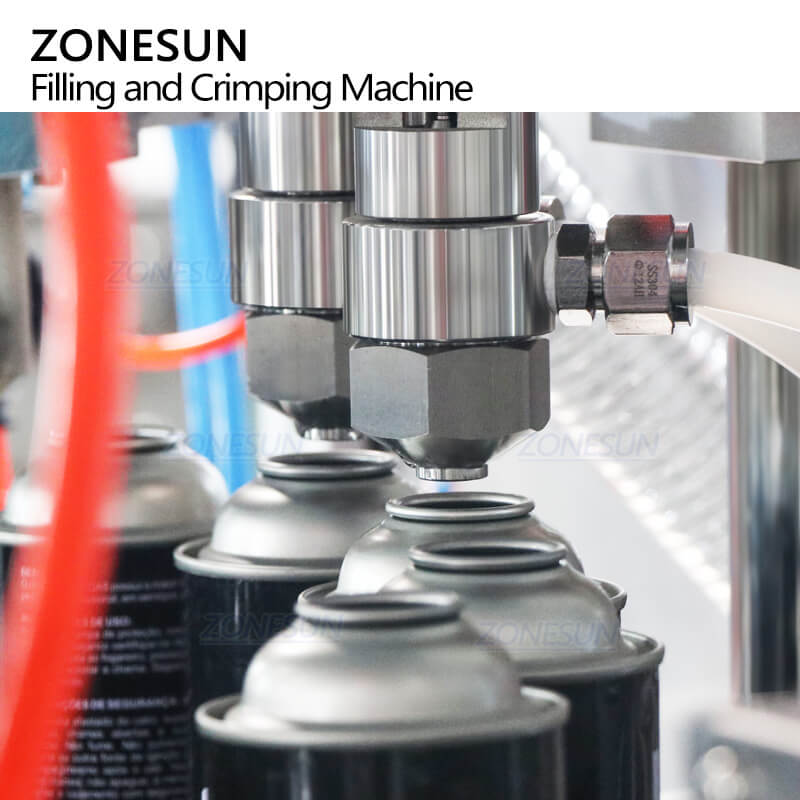 エアゾール缶充填機 Z4 Aerosol Can Filling Machine Z4