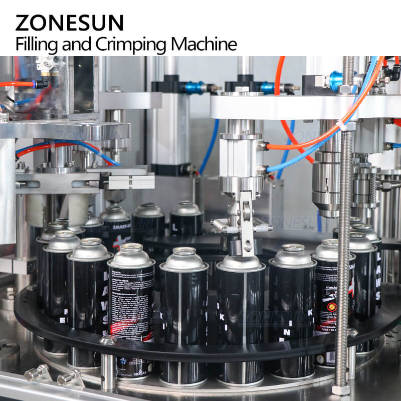 エアゾール缶充填機 Z5 Aerosol Can Filling Machine Z5