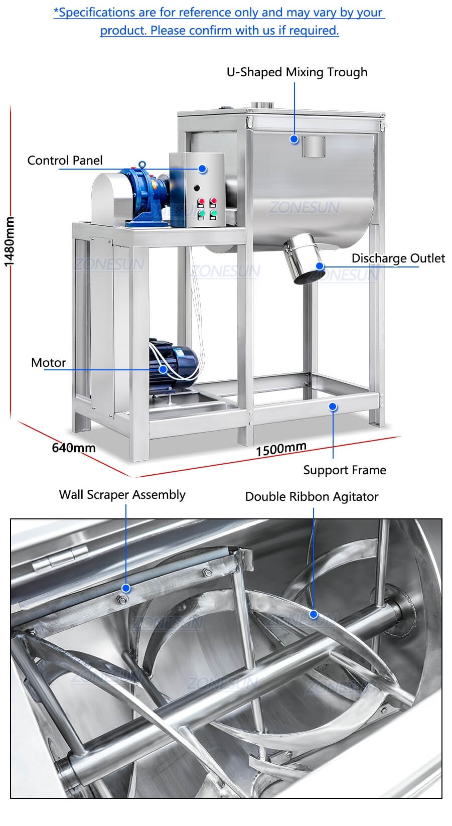آلة خلط المسحوق X3 Powder Mixing Machine X3