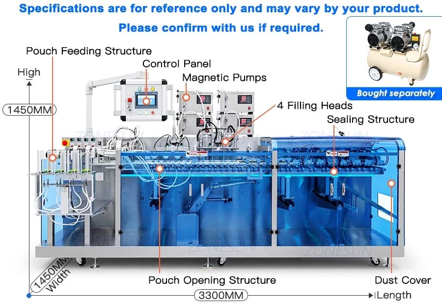 Premade Pouch Filling Machine X3 Premade Pouch Filling Machine X3