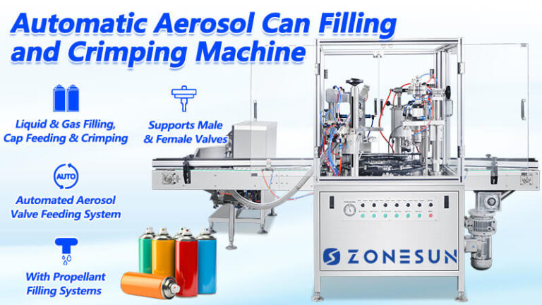 Aerosol Can Filling Capping Machine