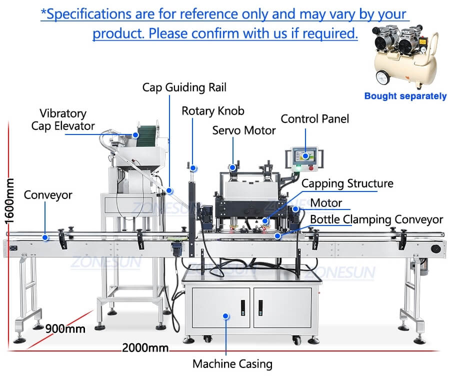 Укупорочная машина для бутылок X3 Bottle Capping Machine X3