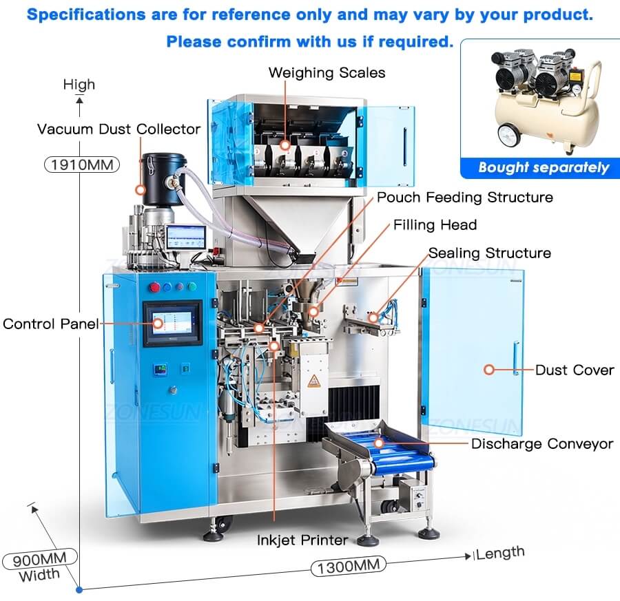 Premade Pouch Filling Machine X3