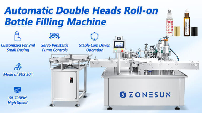 Roll On Bottle Filling Capping Machine