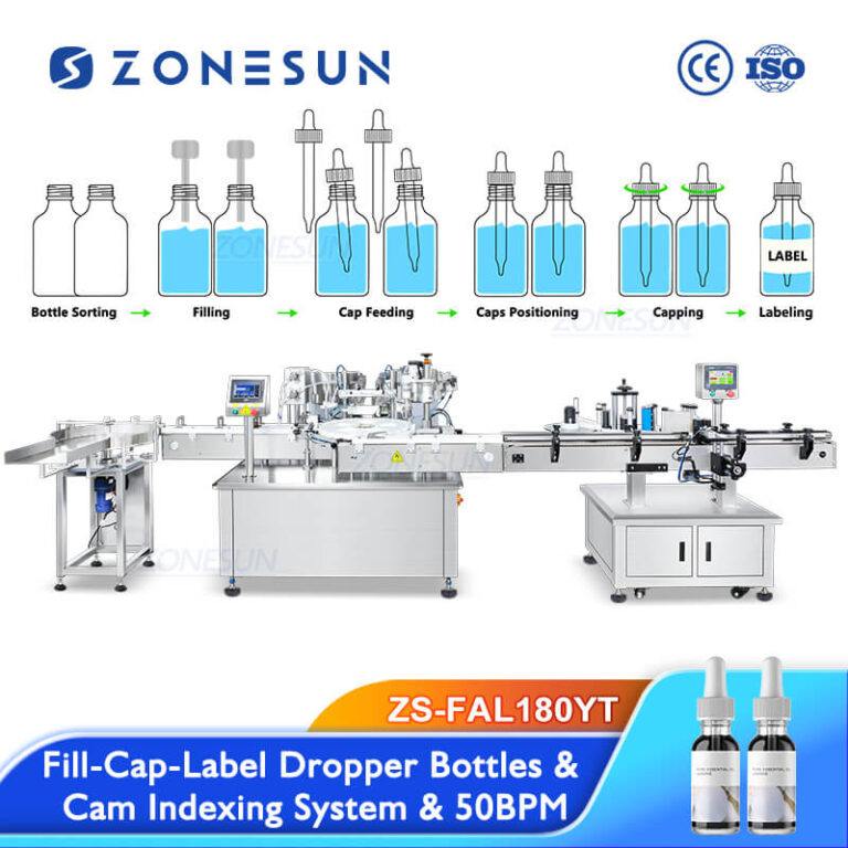 Cosmetic Dropper Bottle Bottling Line Z1