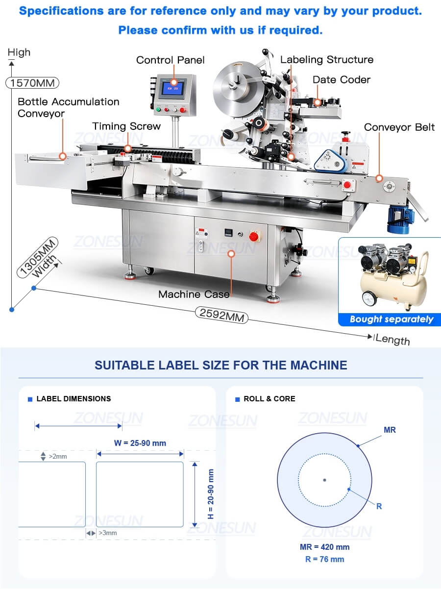 Etichettatrice orizzontale X3 Horizontal Labeling Machine X3