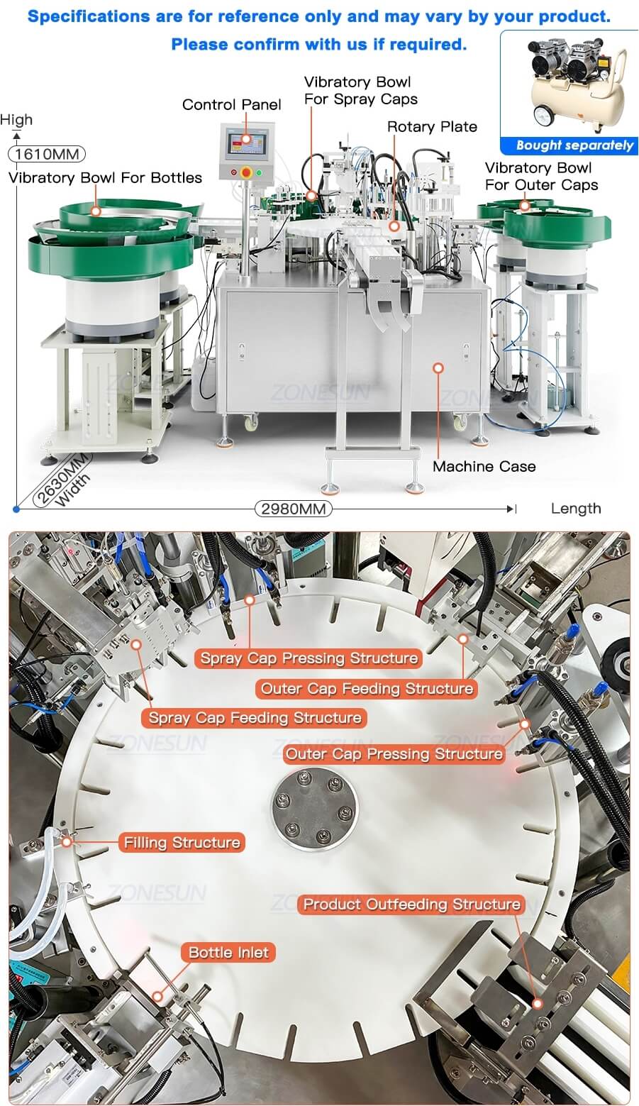 Pocket Perfume Filling Capping Machine X3 Pocket Perfume Filling Capping Machine X3