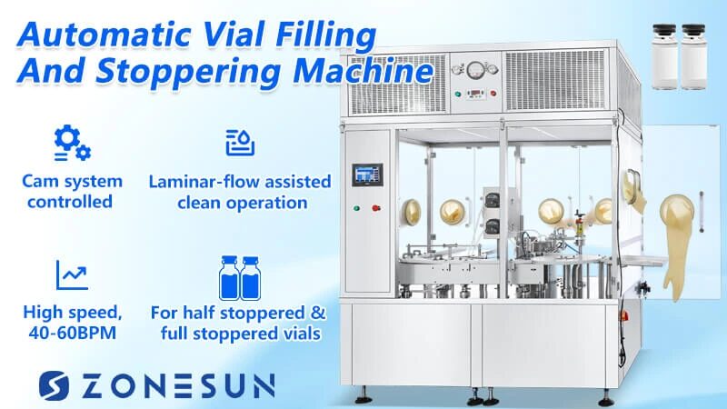 Vial Filling And Stoppering Machine X1 Vial Filling And Stoppering Machine X1