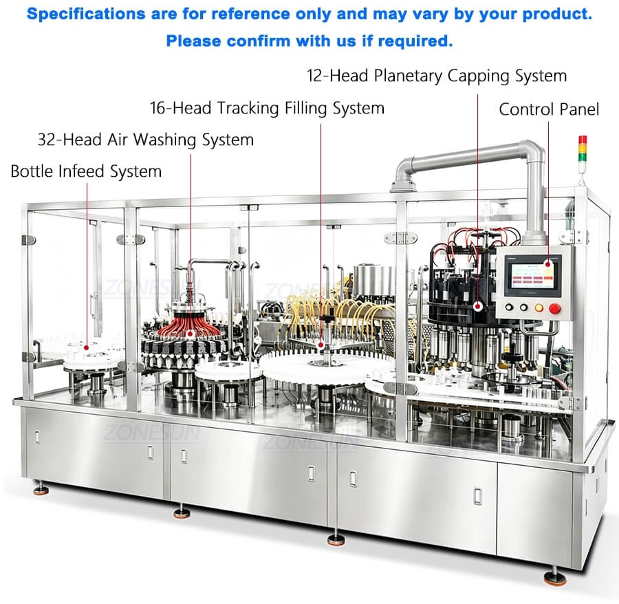 Washing Filling And Capping Machine X3 Washing Filling And Capping Machine X3